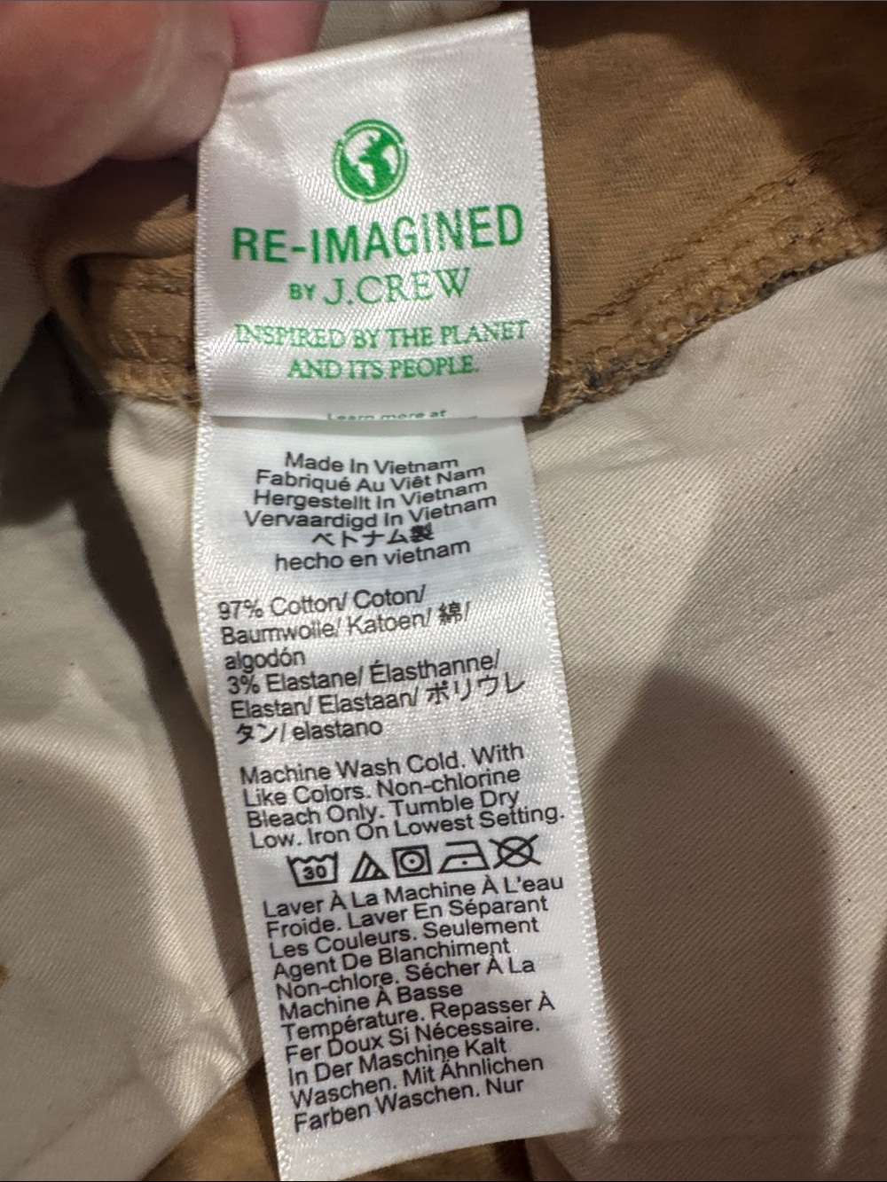 J. Crew Leopard Print Bermuda Shorts - Tan & Black - Picture 5 of 5
